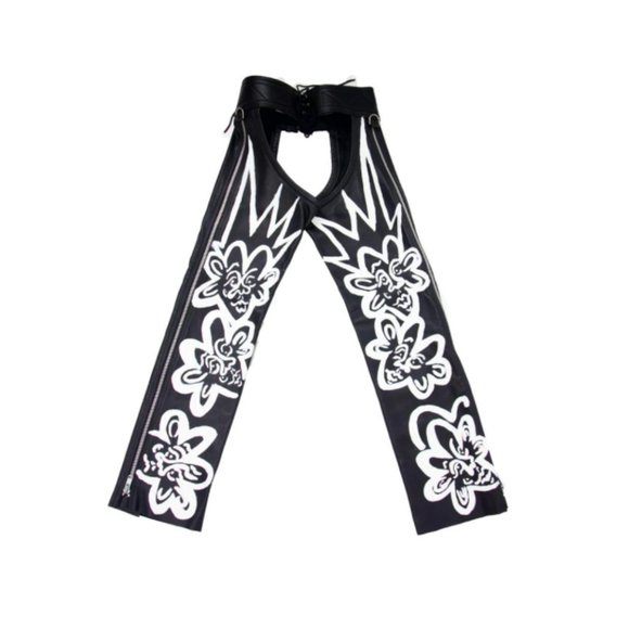 DxS Riders Leather Chaps - Picture 2 of 3